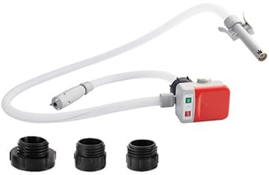 2025 Upgraded Automatic Fuel Transfer Pump with Auto-Stop, 3 Tank Adapter,9.08L per Min, Battery or USB Powered, 51 Hose,Fast and Safe Portable Gas Can Pump for Oil, Diesel,Gasoline.