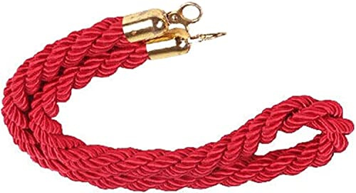 GAOzhenq Corde de barrière torsadée pour Tapis Rouge, Salons Automobiles, barrière de File d'attente (Chanvre 2 m/6,6 pi)