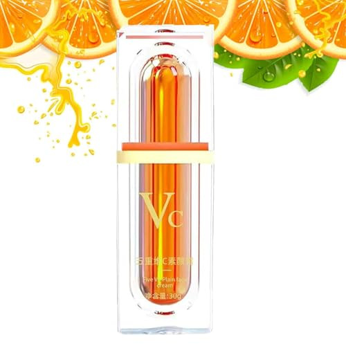 Japanese Vitamin C Makeup Tone Up Cream, Japanische Vitamin C Creme Gesicht Make-up, Aufhellende Concealer, Fünf Vitamin C feuchtigkeitsspendende Creme, Lang anhaltend für alle Hauttypen (1PC)