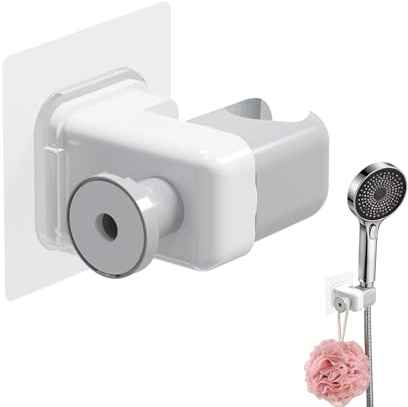 Gurwen Support Pommeau de Douche san Percage Angle Réglable Auto-Adhésif