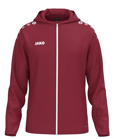 JAKO One Kapuzenjacke – Atmungsaktive Sportjacke für Kinder aus 100% Polyester, mit weichem Micro-Fleece, ideal für Sport und Freizeit