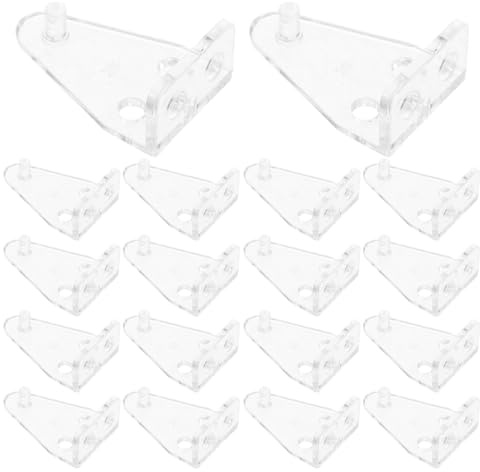 HINTRMENT Accessori per Tapparelle 20 Ganci di Collegamento in Plastica per Veneziane, Leggeri e Facili da Usare, per Collegare Asta e Tenda