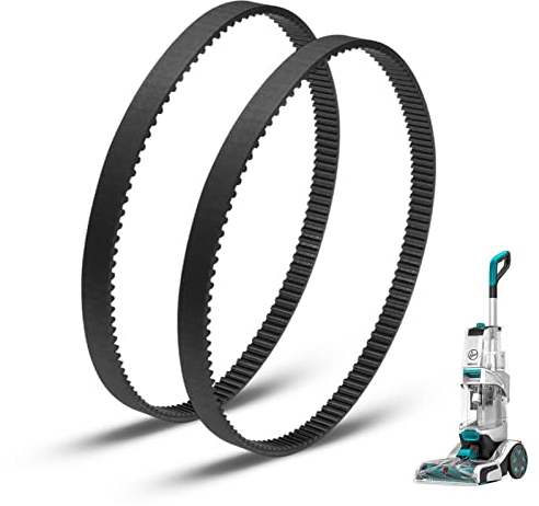 JEDELEOS Replacement Belts Compatible with Hoover Smartwash Automatic Carpet Cleaner, Fits Models FH52000, FH52001, FH52002, FH53000PC (Pack of 2)