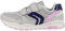 Geox Mädchen J Pavel Girl Sneakers, Lt Grey Navy, 31 EU