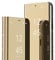LEMAXELERS iPhone 13 Case iPhone 13 Cover,Glitter Bling Mirror Makeup PU Leather Slim Clear View Stand Flip Wallet Bright Kickstand Full Body Protective Case for iPhone 13 6.1 Inch,Mirror PU Gold