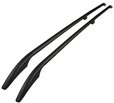 Dachreling Dachgepäckträger für Peugeot Partner Tepee L1 2008-2018 Alu Schwarz