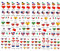 DIY Nail Art Autocollants, Modèle De Drapeau National Auto-adhésif Ongles Décoration De L' Transferts D' Citoyens pour Femmes Design De Manucure