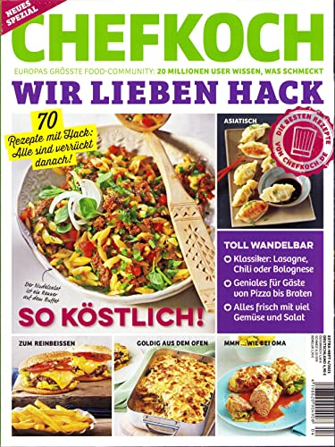Chefkoch Sonderheft 4/2021 Wir lieben Hack