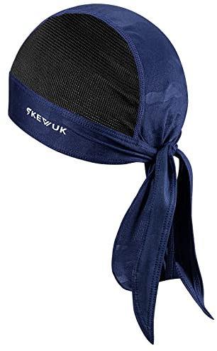 Bandana cap herren durag bandana kopftuch piraten fahrrad laufmütze sommer laufen mütze unter fahrradhelm helmmütze unterhelmmütze sport damen men UV Schutz nimmt Schweiß Atmungsaktiv rennrad kappe