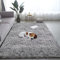 VOFUSHON Wohnzimmer Hochflor Teppich,Shaggy Flur Läufer Teppich Modern Flauschiger Weich Teppich Groß für Wohnzimmer Deko/Schlafzimmer/Kinderzimmer(160 x 230 cm,Grau)