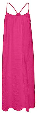 VERO MODA Robe pour Femme, Rose, L