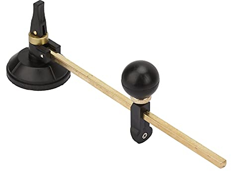 Tagliavetro Bussole a 6 Ruote, Tipo di Bussole Taglierina Circolare# Taglierina Circolare per Vetro Taglierina Circolare con Cerchio a Ventosa (diametro 40cm)