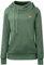 Cassiecy Hoodie Damen Winter Langarm Stehkragen Kapuzenpullover Warme Casual Pullover Hoody mit Kapuze（Grün, M