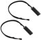 The Lord of the Tools 2PCS 6 Pin PWM Fan Hub Braided Power Cord CPU Fan Connector Hub for Computer CPU/Case Fan Multi Splitter Connector Cable Adapter 12V 3-Pin 4 Pin PWM Fan