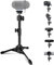 Desktop-Webcam-Stativ, tragbare Webcam-Halterung mit Magnethalterung und 1/4-Zoll-Gewinde, kompatibel mit Logitech Webcam MX Brio 4K, C920, StreamCam, C930, C922, C925e, C615, Brio 500 300 100 Webcams