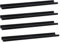 PHOENANCEE Lot de 4 étagères de 91,5 cm avec rebord pour radiateur et photo, longue étagère décorative flottante pour salon, cuisine, chambre à coucher, noir