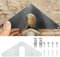Spigot Mounting Plate - Hose Bib Spigot Mounting Plate Aluminum Faucet Mounting Plate for Indoor Outdoor New Old Faucets
