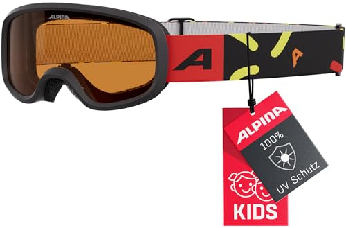 ALPINA Kinder Carvy 2.0 CARVY 2.0 Skibrille, red matt, One Size