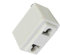 solera 65508 Base Enchufe Bipolar, Serie Estrella, Blanco