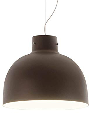 Kartell Bellissima, Lampada a Sospensione, Tecnopolimero termoplastico colorato in Massa, Marrone, Ø 50 x H 41 cm [Classe di efficienza energetica E]