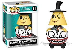 Funko Pop! Disney: Nightmare Before Christmas Train-Mayor in Ghost Cart - The Nightmare Before Christmas - Amazon-Exklusiv - Vinyl-Sammelfigur - Geschenkidee - Offizielle Handelswaren - Movies Fans