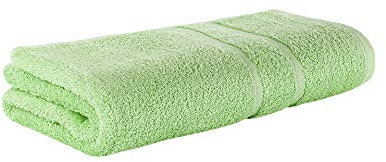 Premium Frottee Duschtuch 70x140 cm in hellgrün von StickandShine in 500g/m² aus 100% Baumwolle