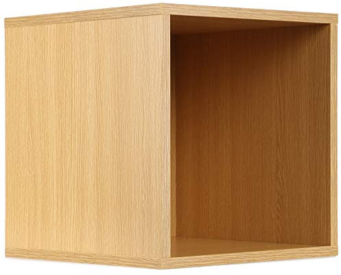 Charles Jacobs Vinyl Record LP Storage Box Unit - Oak - Medium