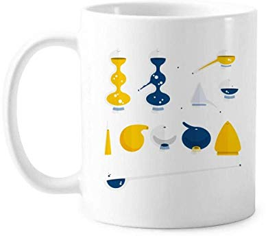 Cuentagotas de goma química taza cerámica café porcelana vajilla