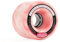 Landyachtz Fatty Hawgs Longboard-Rollen, steingeschliffen, 63 mm, 78 A, Pink/Weiß, 63 mm, 4 Stück