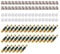 LOOTICH Connettore Eccentrico Raccordi a Camme Ø11,8mm con Tasselli M6x36mm e Dadi Pre-inseriti M6 per il Collegamento del Pannello del Mobiletto Mobili Nero (Set da 34)