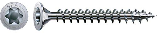 Lot de 100 vis universelles 6 x 120 mm Filetage complet Tête fraisée T-Star plus T30 WIROX - 1191010601205