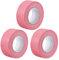 sourcing map Lot de 3 rouleaux de ruban de masquage Rose 25 mm x 20 m