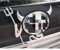 Adesivo 3D diavolo per auto, con scritta in lingua tedesca Piccolo Devil Bad, in PVC e metallo, impermeabile, autoadesivo, per auto, moto