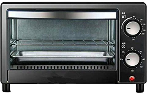 XBSXP Mini Horno con Control de Temperatura Ajustable, 12L 90-230 ° Control 60 Minutos de Tiempo de Doble posición de asado, tostadora para Hornear Cocina compacta, 110 V (con transforma