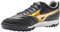 Mizuno Unisex Turf Football Trainers, Schwarz-goldfarbener dunkler Shawdow, 43 EU