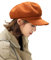 Idopy Damen Retro Peaked Ivy Newsboy Paperboy Baker Boy Beanie Gatsby Cabbie Painter Cap Hüte, braun, Einheitsgröße