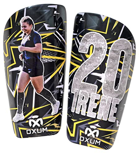 Oxum Sport – Personalisierte Schienbeinschoner für Kinder & Erwachsene mit Foto, Nummer & Name. Inkl. Schutzhülle als Geschenk – Gama One Vidar.