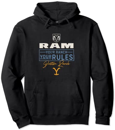 Yellowstone x Ram Truck Deine Ranch Deine Regeln Pullover Hoodie