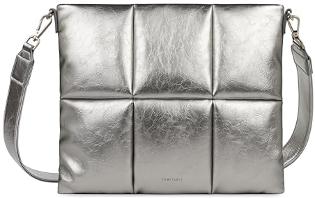 Comfyable Housse de protection pour tablette compatible avec iPad Air 10,9, iPad Pro 11, iPad 10,9, iPad mini, S8, avec bandoulière pour femme, argent