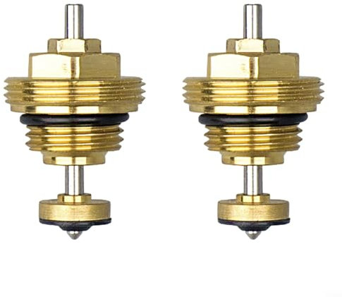 para Puupaa M30x1.5 - Válvula de latón para calefacción por suelo radiante, M30 x 1,5 para actuador UFH, esparcidor de calefacción por suelo radiante (paquete de 2)