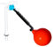 SPARES2GO Bottom Entry Valve 1/2 Straight Toilet Cistern Filling Inlet + 6 Ball Float Kit