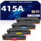 Amstech 415A Toner (Mit Chip) Kompatibel für HP 415A Toner für HP 415A 415X W2030A W2030X als Ersatz für HP Color Laserjet Pro MFP M479fdw M479fnw M479dw M479fdn M454dw M454dn 4er-Pack