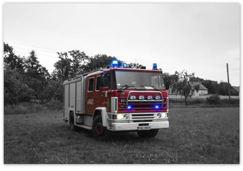 Vlies Premium Vlies Tapete 152x104cm Feuerwehrauto No.H10233M_TV5BK