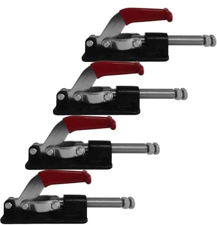 SOTECH 4 pièces Tendeur à genouillère Force de maintien jusqu'à 1136 kg Tendeur horizontal Serre-joints à genouillère