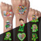 Leuchtende Tattoos für Kinder, 8 Blätter 180+Temporäre Tattoo Set, Tattoos zum Aufkleben, Kinder Geburtstag Party Geschenk Dekorationen, Adventskalender Kinder Geschenke