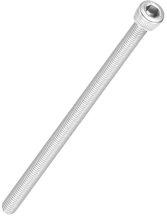 Kozelo Socket Head Cap Screws M5-0.8x150mm 304 Stainless Steel Silver 4pcs | Allen Socket Drive for Electrical Motor 3D Printing Fan Engine Replacement Use