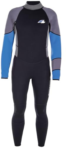 F2 Herren Neopren Anzug Rebel - Full Suit 4/3 mm S Blau 2024/25