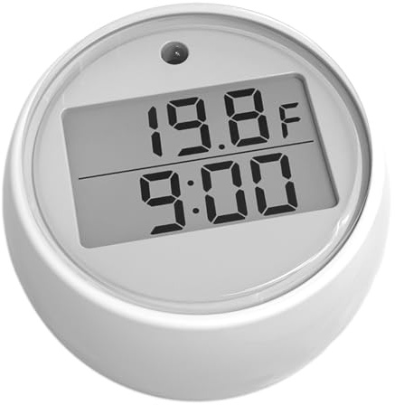 VOANZO Kaltes Tauchthermometer und Timer – Eisbadthermometer mit wasserdichter Schutzart IP67, schwimmendem Design und Präzisionstimer für genaue Temperaturüberwachung und Zeitmessung