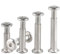 SHUNCHG 10piezas Tornillos de Conexión para Muebles M3x10mm Tornillos de Manguito Acero Inoxidable A2 V2A,Conector para Muebles, Armarios,Tablas de Madera