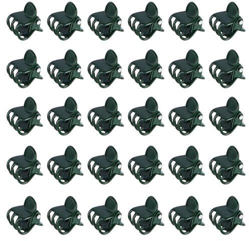 30Pcs Plant Clips for Climbing, Orchid Clips, Garden Plants Plant Support Clips, Plastic Climbing Support Frame Clips for Climbing Flowers, Vegetables, and Vines